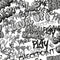 Graffiti Gamer Wallpaper in Monochrome