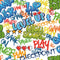 Graffiti Gamer Wallpaper in Multicoloured on White