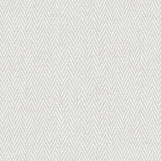 Herringbone Wallpaper in Soft Grey