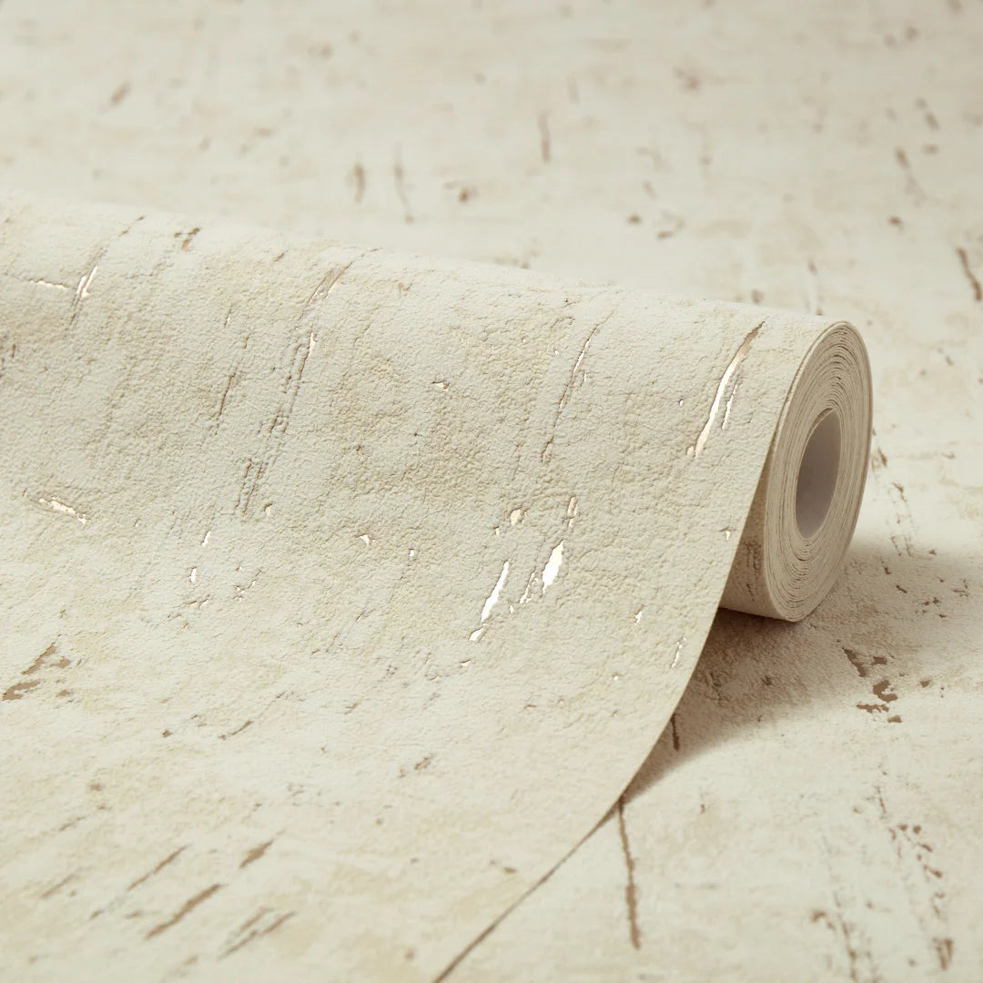 Howson Wallpaper in Ivory and Gold