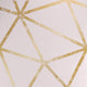 Framework Distressed Metallic Wallpaper in Pink Gold