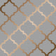 Morocco Trellis Wallpaper in Grey and Copper