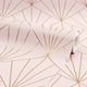 Betty Geometric Metallic Wallpaper in Lotus Gold