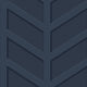 Chevron Panel Wallpaper in Dark Blue