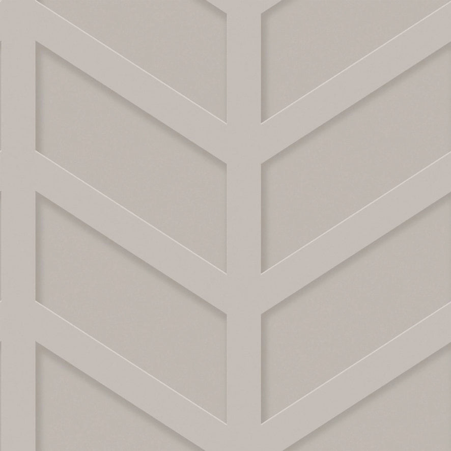 Chevron Panel Wallpaper in Natural