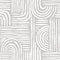 Raffia Curves Wallpaper in Warm Grey