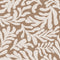 Coral Leaf Wallpaper in Mocha