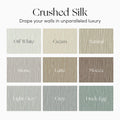 Crushed Silk Wallpaper in Duck Egg