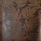 Large Speckled Leaf Wallpaper in Brown with Gold Foil