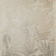 Large Speckled Leaf Wallpaper in Cream with Gold Foil