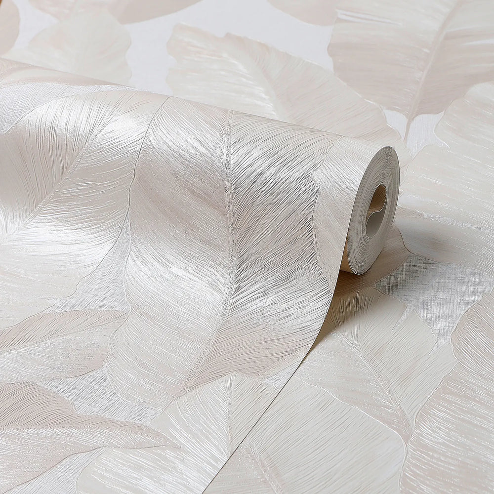 Lavinia Wallpaper in Beige and Cream