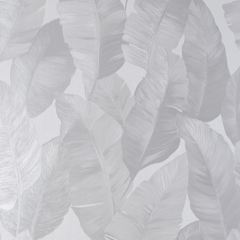 Lavinia Wallpaper in Silver and Cream