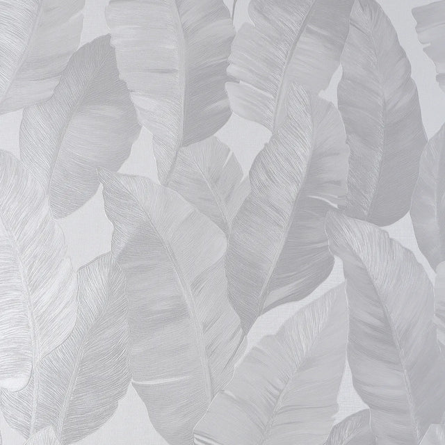 Lavinia Wallpaper in Silver and Cream