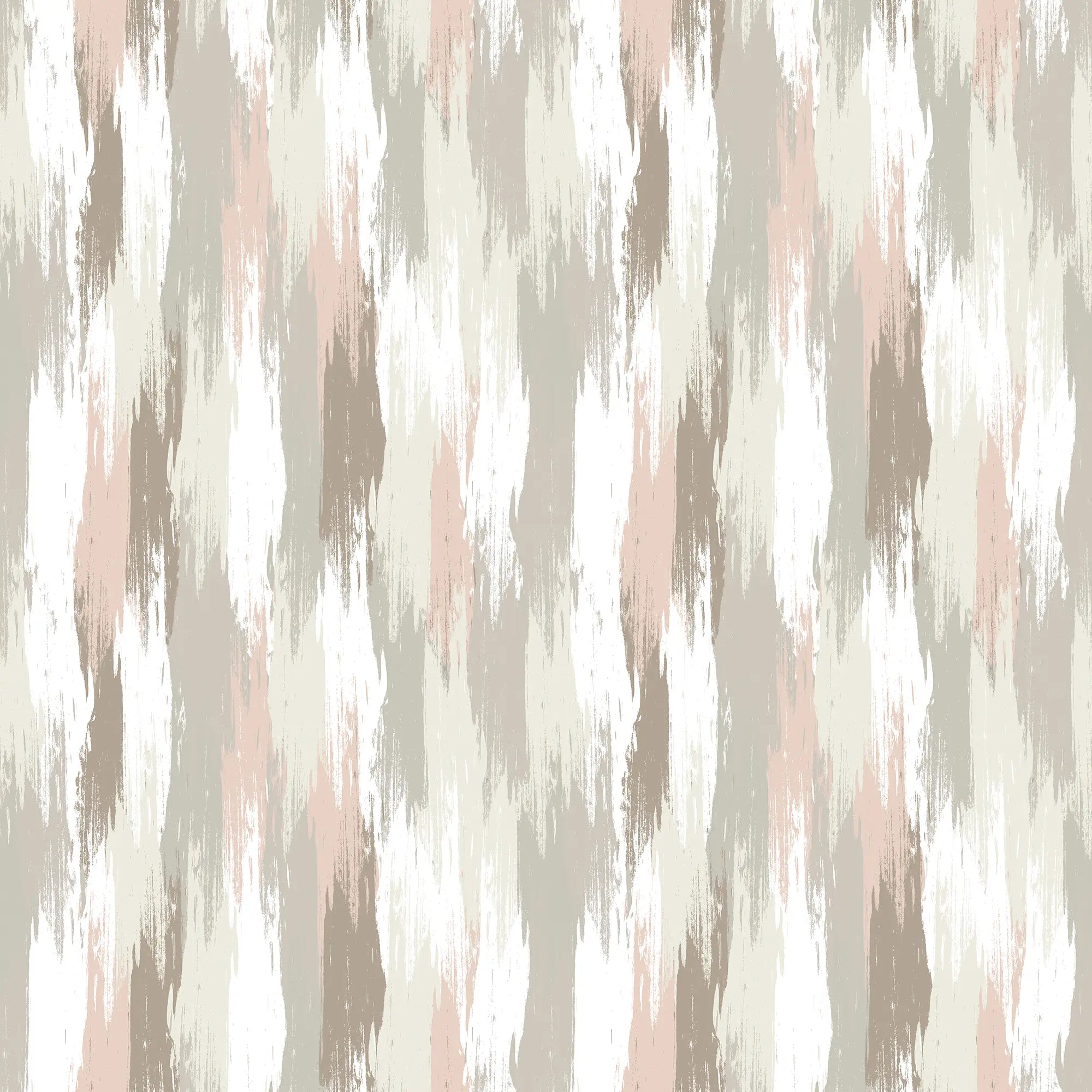 Layered Brushstrokes Wallpaper in Terracotta and Neutrals