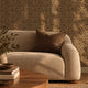 Leopard Spots Wallpaper in Brown and Black