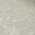 Linen Floral Wallpaper in Beige