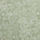 Linen Floral Wallpaper in Sage