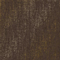 Linen Effect Wallpaper in Chocolate with Gold Foil
