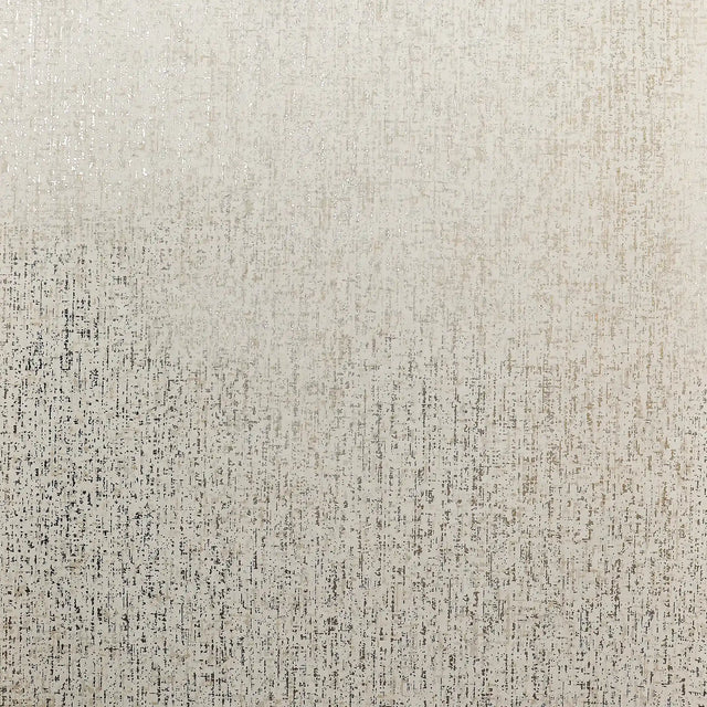 Linen Effect Wallpaper in Cream with Gold Foil