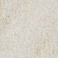Linen Effect Wallpaper in Grey with Gold Foil