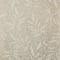 Linen Leaf Wallpaper in Cream with Gold Foil