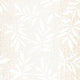 Linen Leaf Wallpaper in Ivory with Gold Foil