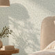 Linen Leopard Wallpaper in Grey