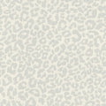 Linen Leopard Wallpaper in Grey