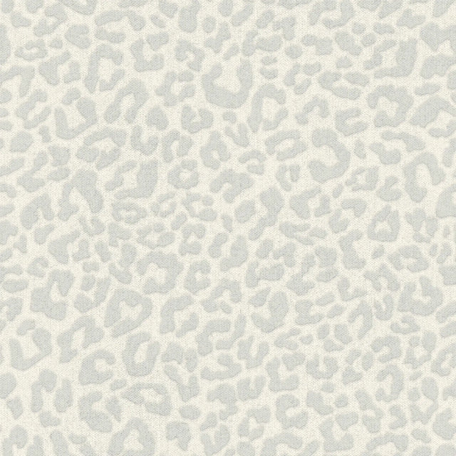 Linen Leopard Wallpaper in Grey