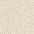 Linen Leopard Wallpaper in Latte