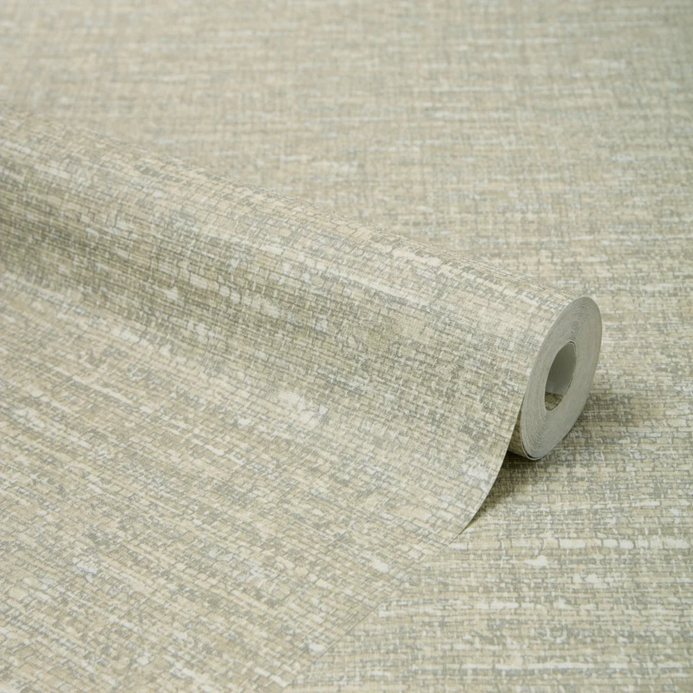 Loom Luxe Wallpaper in Warm Neutral Tones