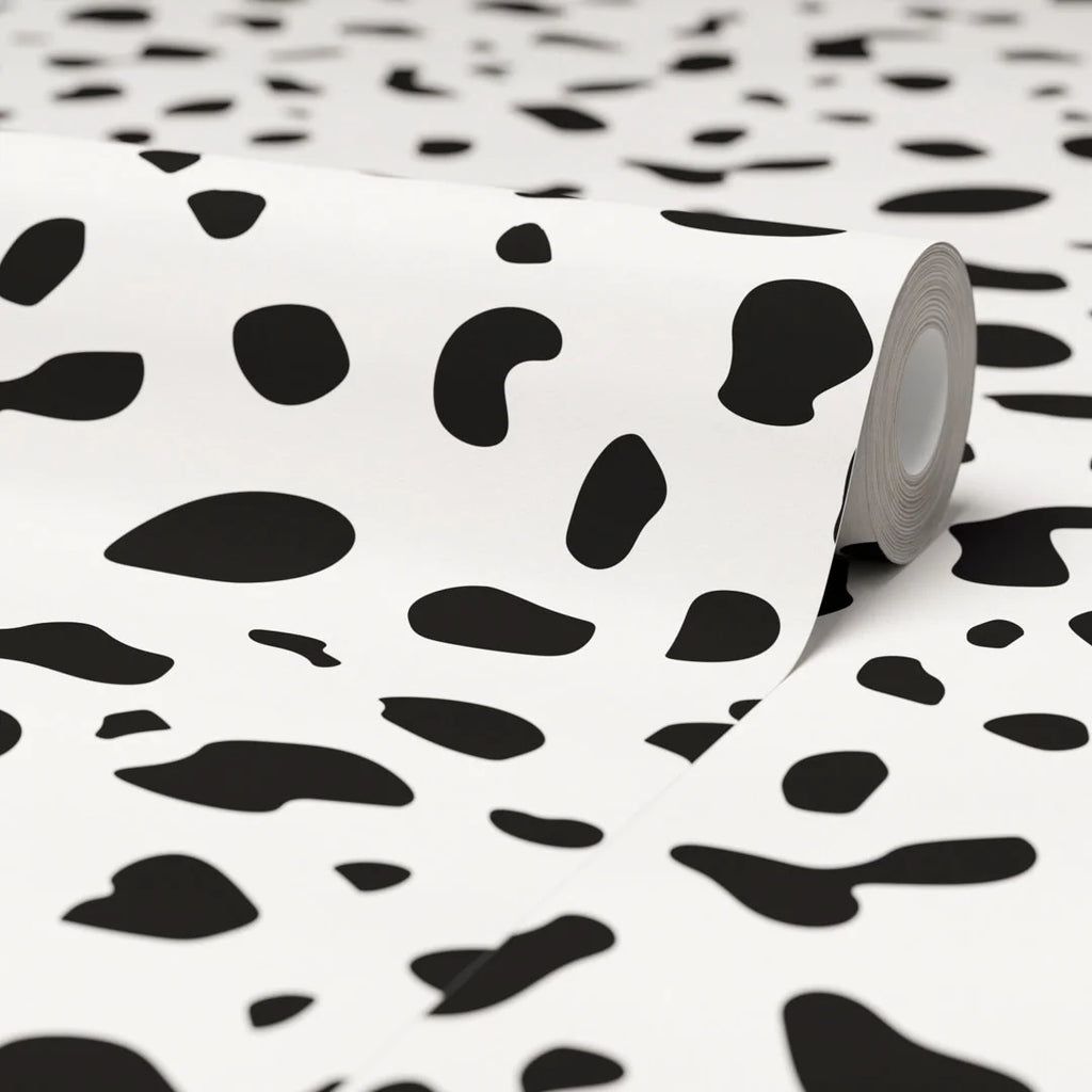Lots Of Spots Wallpaper Black and White I Love Wallpaper