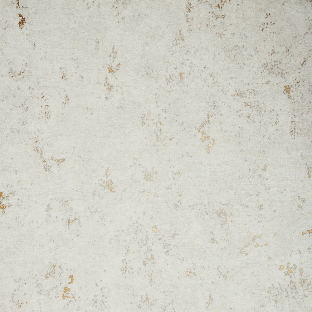 Malmo Wallpaper in Ivory with Gold Metallic