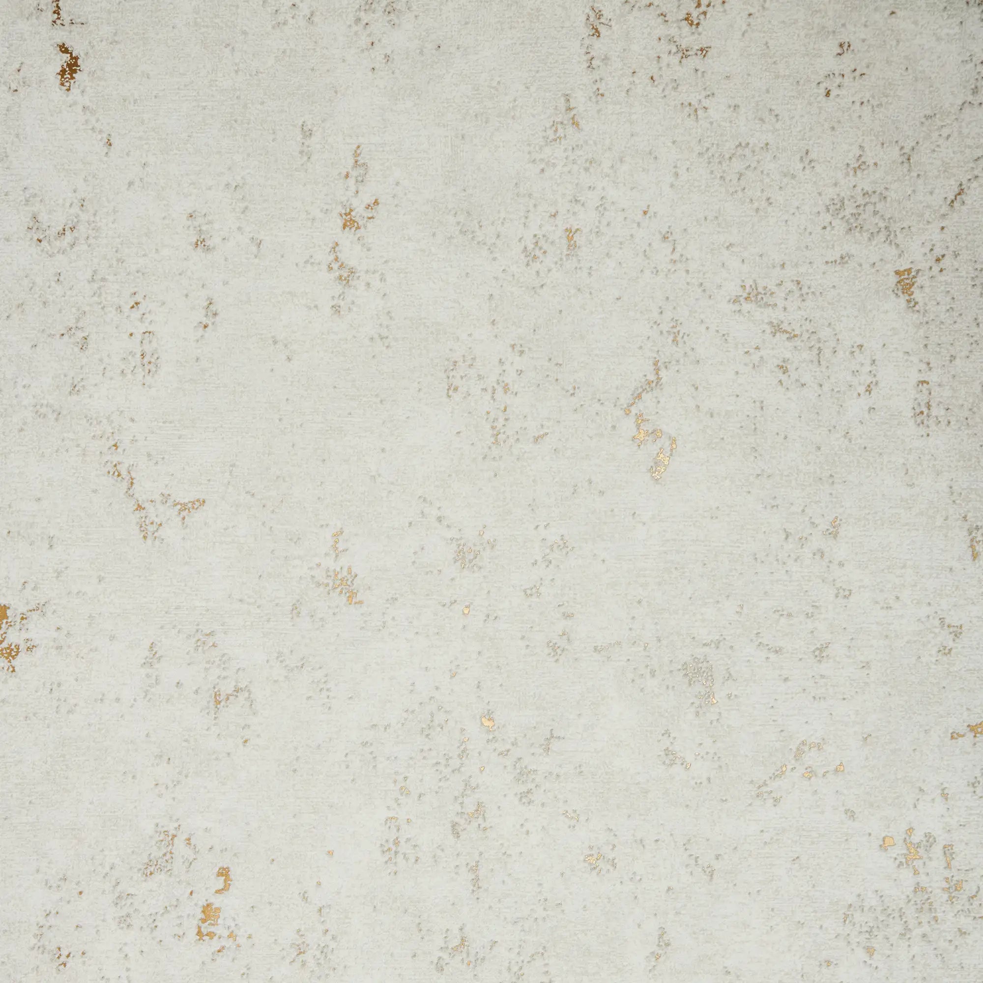 Malmo Wallpaper in Ivory with Gold Metallic