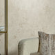 Malmo Wallpaper in Ivory with Gold Metallic