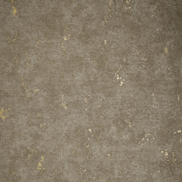 Malmo Wallpaper in Mocha with Gold Metallic
