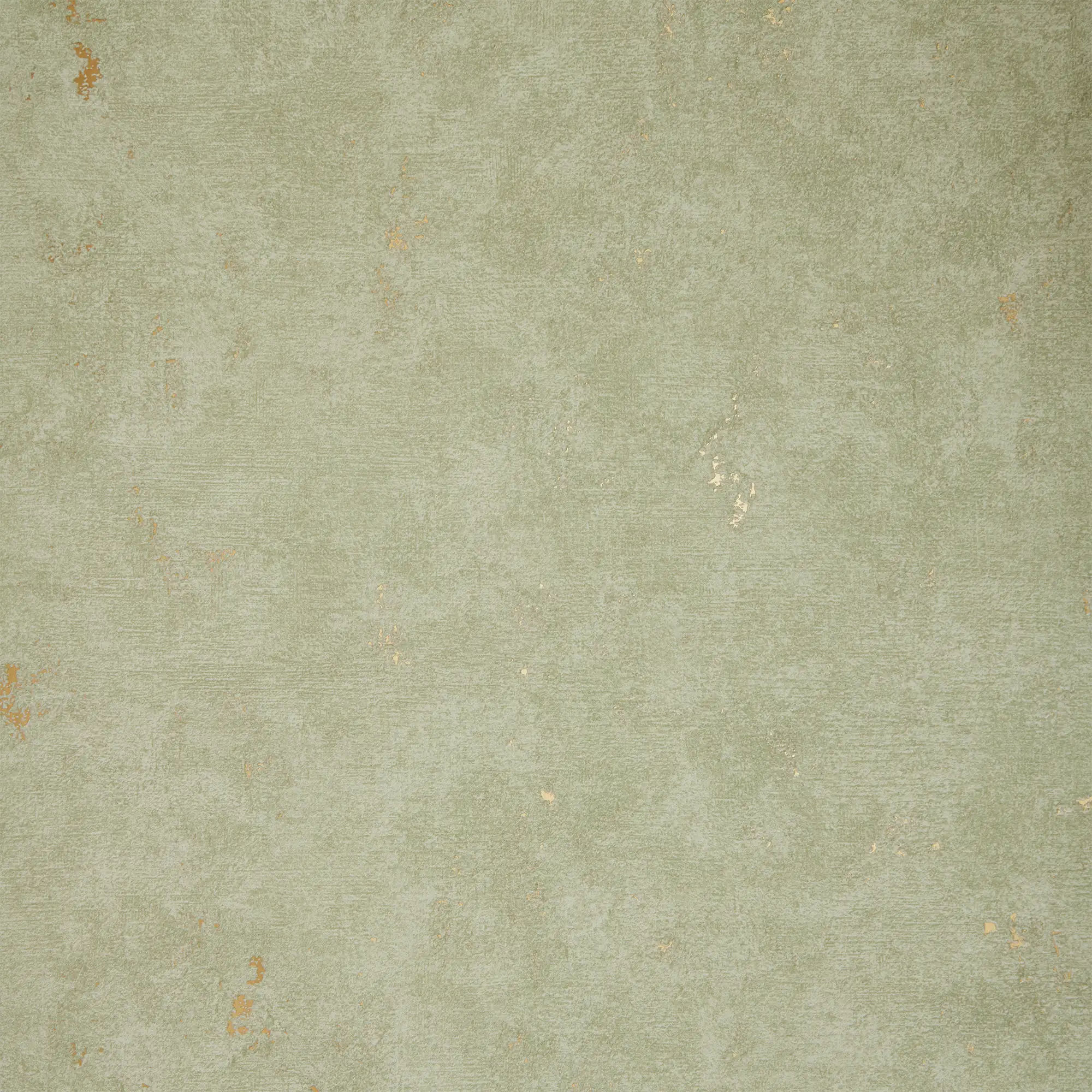 Malmo Wallpaper in Sage with Gold Metallic