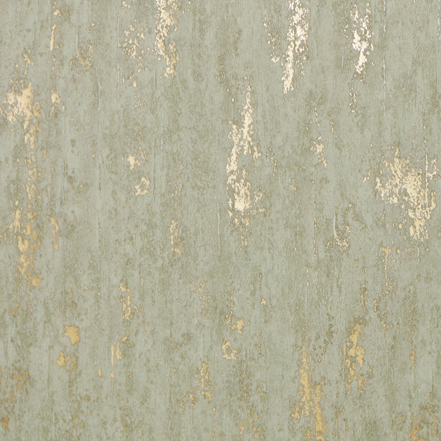 Manhattan Modern Wallpaper in Sage and Gold