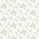 Meadow Flower Dance Wallpaper in Lemon Yellow