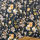 Midnight Meadow Wallpaper in Deep Blue with Gold Foil