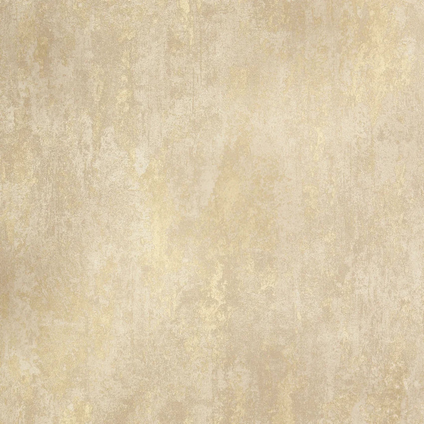 Milan II Wallpaper in Taupe and Gold