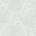 Monstera Leaf Wallpaper in Sage Green