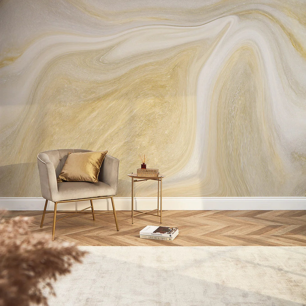 Moscato Mural in Gold Tones