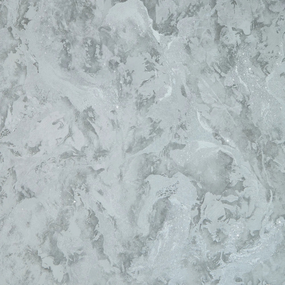 Nabari Wallpaper in Grey, Silver and Silver Glitter