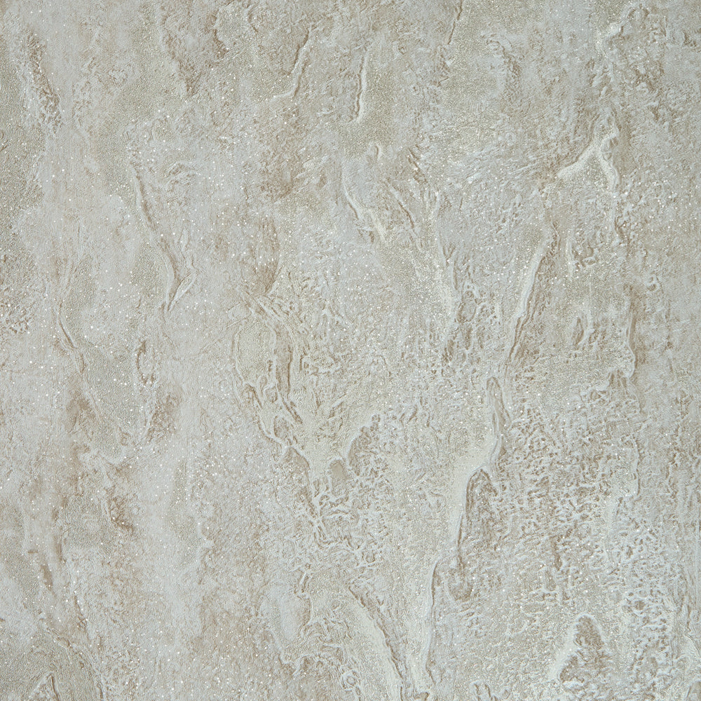 Nador Wallpaper in Beige, Brown and Gold Glitter