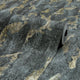 Nador Wallpaper in Graphite, Grey and Gold Glitter