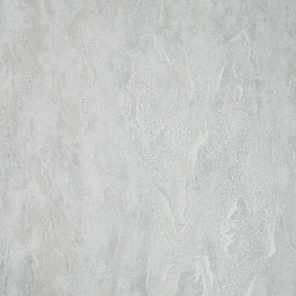 Nador Wallpaper in Light Grey and Gold Glitter