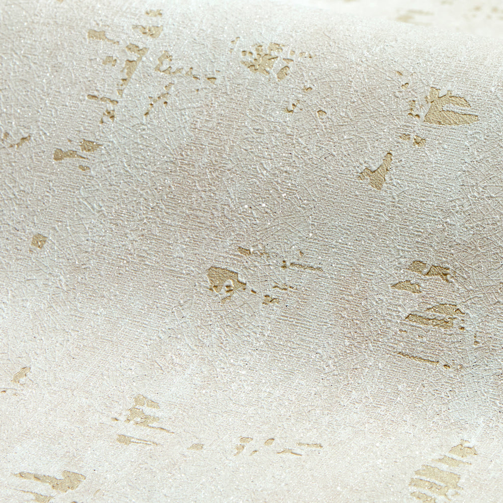Nagano Wallpaper in Cream and Beige Metallic