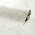 Nagano Wallpaper in Cream and Beige Metallic