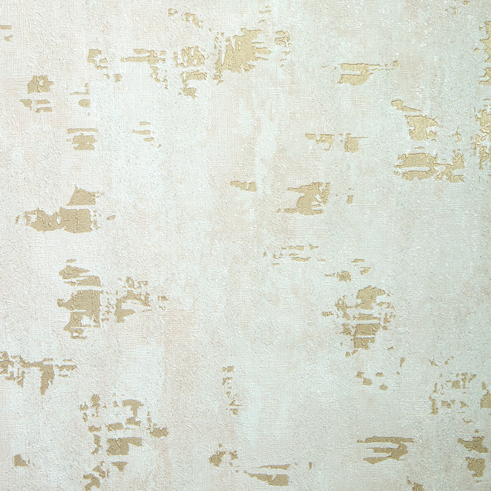 Nagano Wallpaper in Cream and Beige Metallic